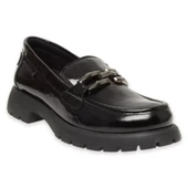 MAMMAMİA 24KA-3235 KALIN TABAN KADIN DERİ LOAFER AYAKKABI - 3