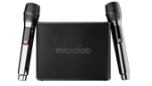 MICROLAB M60 Vega 15000mAh Batarya  Wireless Mikrofonlu Siyah Gri Usb + Tf Kart - 1