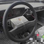 DİKİŞLİ DİREKSİYON KILIFI SİYAH DERİ SİYAH DİKİŞLİ RENAULT TOROS İÇİN thumbnail 1