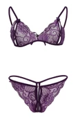 Leyna Mor Dantelli Sütyen Ve Gstring Takımı TM2087 - 7