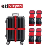 Etivizyon valiz kemeri 4 adet - 1