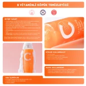 CELLEANSER 8 Çeşit Vitamin (A, B3, B5, B6, B7, B12, C, E) ve Amino asit İçeren Köpük Temizleyici - 4