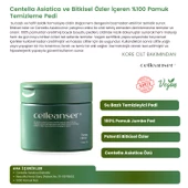 CELLEANSER Centella Asiatica içeren %100 Pamuktan yapılmış Nemlendirici Temizleme Pedi Therapy Oil Pad - 2