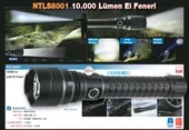 Nttools Ntlights 10000 Lümen Çok Parlak Zoom Özellikli Usb Şarjlı El Feneri NTLS8001 - 3