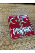 TÜM ARAÇLAR İÇİN PLAKA KIRMIZI TR YAZISI 2Lİ - 2