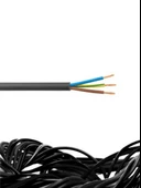 3X1,5 TTR Öznur Kablo (SİYAH) Metre Seçenekli - 1