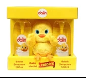Dalin Bebek Şampuanı 500ml+500ml (PELUŞ CİVCİV OYUNCAK HEDİYELİ) (5 Lİ SET) - 2