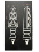 Algaride Motorsiklet Led Sarı Sinyal Y Model Kayar aks 08 08 su gecirmez - 2