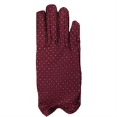 Bordo Renk Puanlı Çocuk Eldiveni - 1