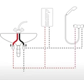 Veito Flow E7 7500 Watt Merkezi Sistem Güneş Su Isıtma Sistemıne Uyumlu Şofben - 2