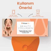Wiserlife Beauty Collagen Hidrolize Kolajen Tip I-III Hyaluronik Asit Glisin L-Lizin ve Vitamin C İçeren Takviye Edici Gıda 30 thumbnail 4