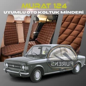 Murat 124 Kahverengi Renk Tay Tüyü Cepli & Terletmez Sırtlı Oto Koltuk Minder Seti - Koltuk Koruma Kılıfı (ÖN & ARKA TAM SET) thumbnail 1
