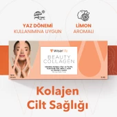 Wiserlife Beauty Collagen Hidrolize Kolajen Tip I-III Hyaluronik Asit Glisin L-Lizin ve Vitamin C İçeren Takviye Edici Gıda 30 thumbnail 1