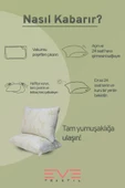 Bamboo Serisi Kılıflı Antialerjik Fermuarlı Yıkanabilir Antialerjik Silikon Elyaf Yastık 50x70cm 800 gr - 5