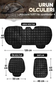 Hyundai Accent Era Kahverengi Renk Tay Tüyü Cepli & Terletmez Sırtlı Oto Koltuk Minder Seti - Koltuk Koruma Kılıfı (ÖN & ARKA TAM SET) - 5