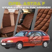 Opel Astra F Kahverengi Renk Tay Tüyü Cepli & Terletmez Sırtlı Oto Koltuk Minder Seti - Koltuk Koruma Kılıfı (ÖN & ARKA TAM SET) thumbnail 1