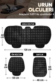 Seat Ibıza Bej Renk Tay Tüyü Cepli & Terletmez Sırtlı Oto Koltuk Minder Seti - Koltuk Koruma Kılıfı (ÖN & ARKA TAM SET) - 5