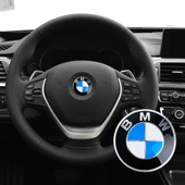 BMW 45 MM ALÜMİNYUM DİREKSİYON LOGO - 1