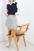 Pileli Etek Gri - 5028.148. - 2
