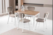 Cunda Star Mutfak Masası Sandalye Takımı 70x110 - 1