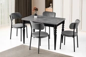 Cunda Beta Mutfak Masası Sandalye Takımı 70x110 - 6