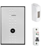 Veito flow e9 9000 w. merkezi sistem güneş su ısıtma sistemıne uyumlu sıgorta ve kutusu dahil paket - 1