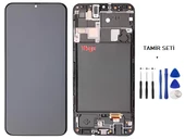 Tkgz - Samsung Galaxy A20 - SM-A205 Lcd Ekran Dokunmatik   - A - Kalite ÇITALI + TAMİR SETİ - 1