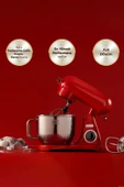 Powercast Chef Döküm Stand Mikser Red Mutfak Şefi 1800w 6,2 Lt thumbnail 1