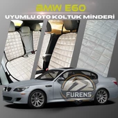 Bmw E60 Bej Renk Tay Tüyü Cepli & Terletmez Sırtlı Oto Koltuk Minder Seti - Koltuk Koruma Kılıfı (ÖN & ARKA TAM SET) thumbnail 1