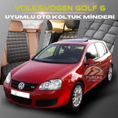 Volksvogen Golf 6 Antrasit Renk Tay Tüyü Cepli & Terletmez Sırtlı Oto Koltuk Minder Seti - Koltuk Koruma Kılıfı (ÖN & ARKA TAM SET) thumbnail 1