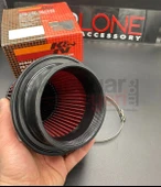 K&N Kn Performans Artırıcı Açık Hava Filtresi 10cm Kırmızı Renk  - Yüksek Performans - 5