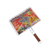 Büyük Boy Kafesli Tel Izgara Mangal Izgarası 35 x 45 cm - 1