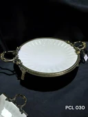 Roy King Elegance Yuvarlak Sunum Tabak Antique 41 Cm PCL 030 - 1