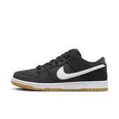 Nike SB Dunk Low Black and Gum Light Brown - 1