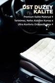 Seat Ibıza Antrasit Renk Tay Tüyü Cepli & Terletmez Sırtlı Oto Koltuk Minder Seti - Koltuk Koruma Kılıfı (ÖN & ARKA TAM SET) - 4