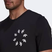 Adidas Adicolor Spinner Erkek Siyah T-Shirt - 1