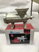 32 Numara Orta Boy Metal Döküm Kollu Çelik Et Kıyma Makinesi - 1