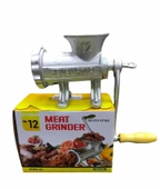 12 Numara Metal Döküm Kollu Çelik Et Kıyma Makinesi - 1