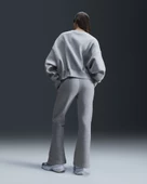 Nike DQ5761-063 Womens Fame Kadın Sweatshirt - 5
