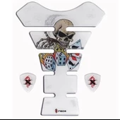 Xrace TX 02 Gambit Skull Gaz Yakıt Tankı Depo Koruyucu Kuru Kafalı Tankped - 2
