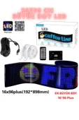 İşyeri Tır Kamyon Otobüs Uyumlu 90 Cm Rgb Led Panel 19,2x89,8cm Ölçü 16x96 Led Sayısı Kumanda +Kablo - 3