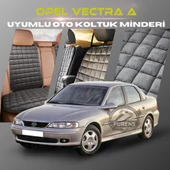 Opel Vectra Antrasit Renk Tay Tüyü Cepli & Terletmez Sırtlı Oto Koltuk Minder Seti - Koltuk Koruma Kılıfı (ÖN & ARKA TAM SET) thumbnail 1
