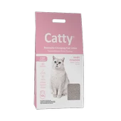 CATTY PUDRA KOKULU KEDİ KUMU 10 LİTRE - 1
