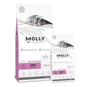 MOLLY KISIR TAVUKLU KEDİ MAMASI 2 KG ORJİNAL KAPALI PAKET - 1