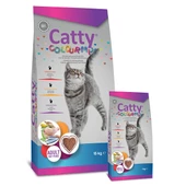 CATTY MULTİCOLOR KEDİ MAMASI 15 KG - 1