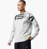 Nike ISPA Long Sleeve T-shirt Grey Heather & Black FJ7374-050 Sweatshirt - 1