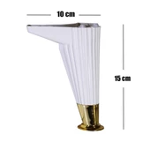 Mobilya Kanepe Masa Sehpa Ayağı Baza Ayak Beyaz 15 Cm (4 ADET) - Masa Ayakları - Tek Ebat - 3