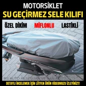 MOTORSİKLET SELE KILIFI SU GEÇİRMEZ KOLTUK KILIFI 50cc 125cc MOTORLARA UYUMLUDUR - 1
