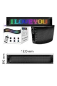 133 Cm İşyeri Tır Kamyon Otobüs Uyumlu Rgb Led Panel 19,2x133cm Ölçü 16x144 Led Sayısı Kumanda+Kablo - 3