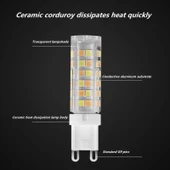 5 ADET 7 WATT 75 LED,Lİ G9 LED AMPÜL ( BEYAZ  IŞIK ) - 2